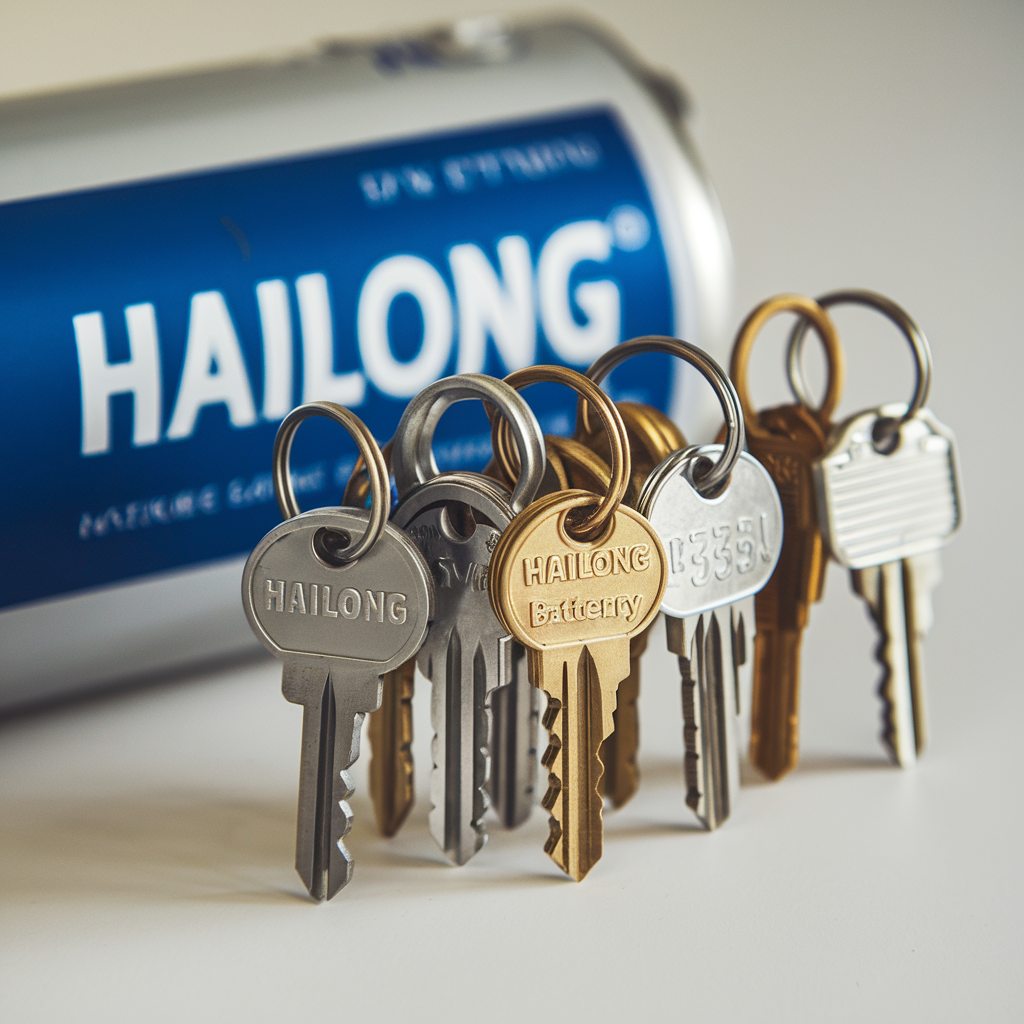 Key Blanks for H Hailong Batteries